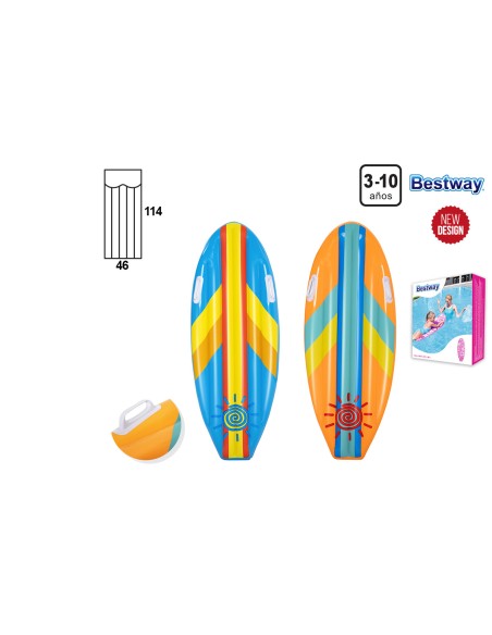 COLCHONETA SOL SURF INF. ASAS 114X46CM. Caja