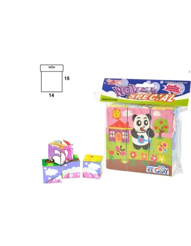 DIDACTICO PUZZLE CUBO ANIMALES