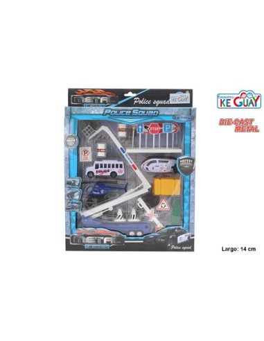 METAL CONJ. POLICÍA 20-21PZ SURT.