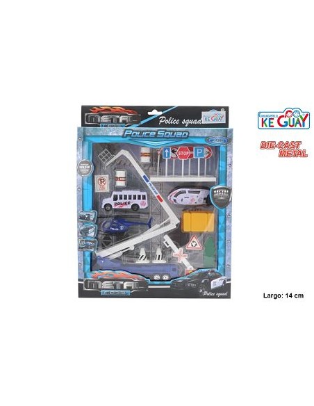 METAL CONJ. POLICÍA 20-21PZ SURT.