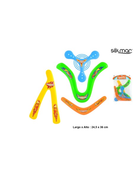 BOOMERANG SURT. BH. 36X24,5CM.