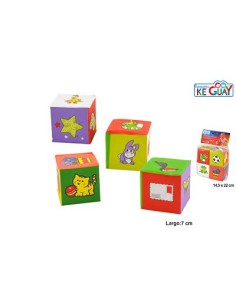 DADOS FOAM C/ DIBUJOS 4PZ.