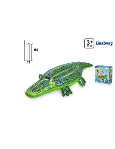 FIGURA COCODRILO ASAS. 152X71CM..