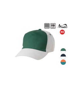 GORRA 5 PANELES BICOLOR ALGODÓN ADULTO SURT.