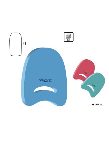 TABLA FLOTACIÓN EVA SURT. 43CM. Retractil