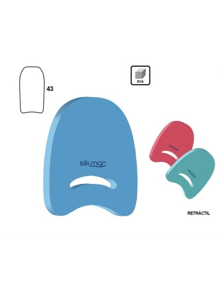 TABLA FLOTACIÓN EVA SURT. 43CM. Retractil