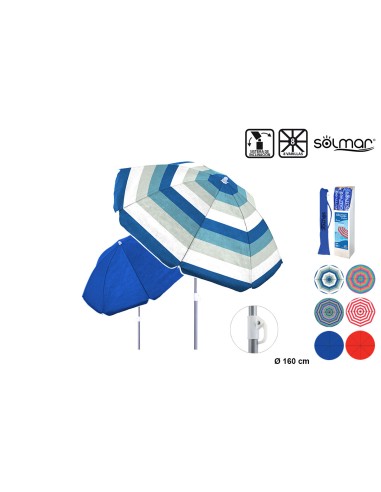 SOMBRILLA JÁVEA 160 TNT ACERO