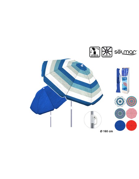 SOMBRILLA JÁVEA 160 TNT ACERO