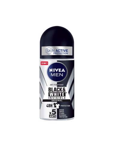 NIVEA DESOD ROLL-ON 50ML.MEN INVISIBLE