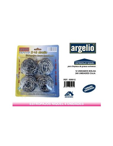 ESTROPAJO METALICO 4 U