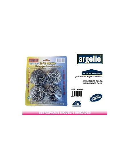 ESTROPAJO METALICO 4 U