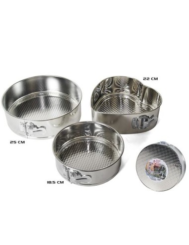 MOLDE 18/22/25CM 3UND HORNO