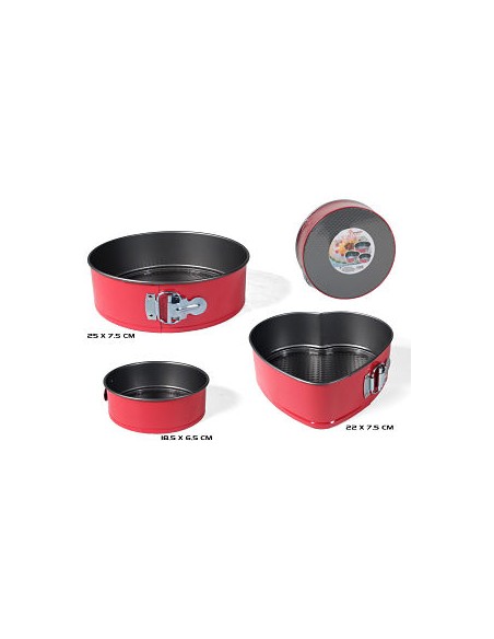 MOLDES 10.5/22/25CM 3UND HORNO