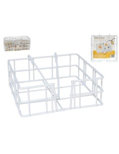 SERVILLETERO METAL PLASTIFICADO 27640-W