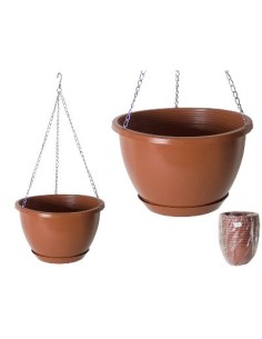 MACETERO COLGAR 25CM PLASTICO