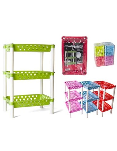 ESTANTERIA BAÑO 3 ALTURAS 27X18X12