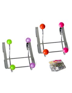 PERCHA PUERTA 4 POMOS CARINA J108-2R