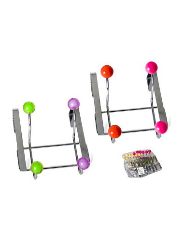 PERCHA PUERTA 4 POMOS CARINA J108-2R