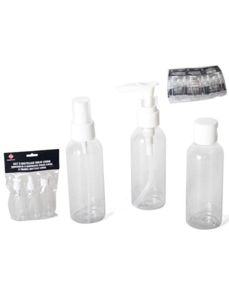 PULVERIZADOR SET 3UND BOTE BLANCO COSMETICA