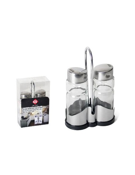 SET 2 SALEROS C/ SOPORTE