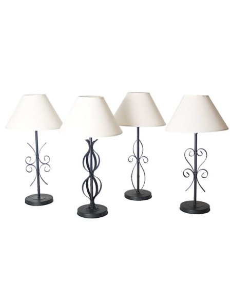 LAMPARA FORJA SOBREMESA