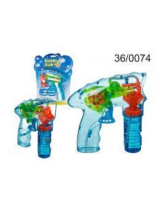 PISTOLA PARA POMPAS DE JABÓN CON LED