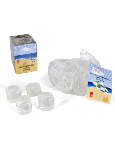 MALLA CUBITOS TRANSPARENTES