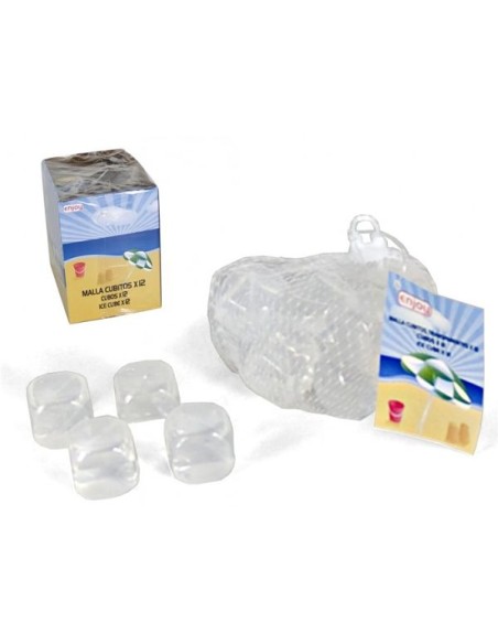 MALLA CUBITOS TRANSPARENTES