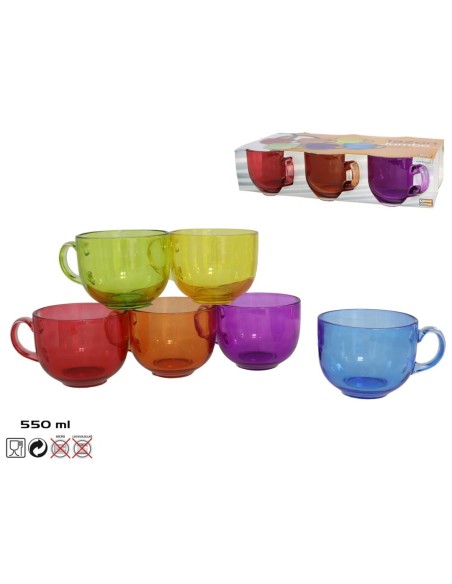 TAZON JUMBO CRISTAL 550 ML.