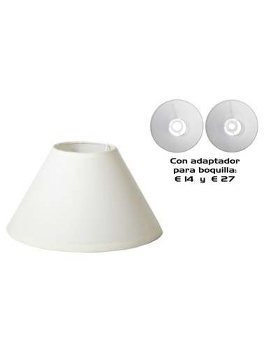 PANTALLA 25CM C/ADAPTADOR E14/E27