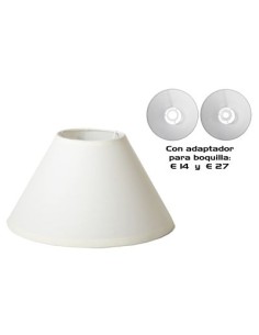 PANTALLA 30CM C/ADAPTADOR E14/E27