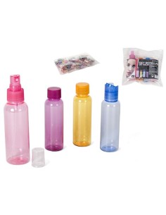 PULVERIZADOR SET 4UND BOTELLAS DE VIAJE PLASTICO