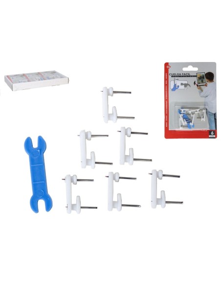 CUELGA FACIL DOS PUNTAS X6