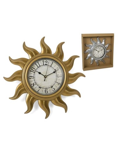 RELOJ DE PARED SOL 38 CM - 2 SURTIDOS