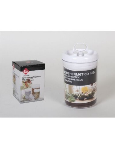 TARRO 0.75L PLASTICO HERMETICO IRIS