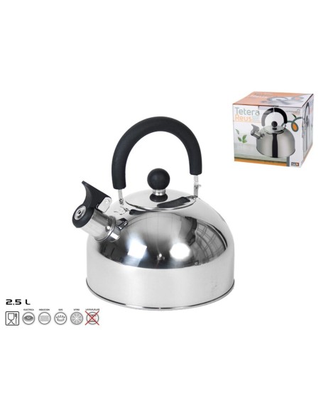 TETERA REUS 2.5 LT. ACERO INOX.