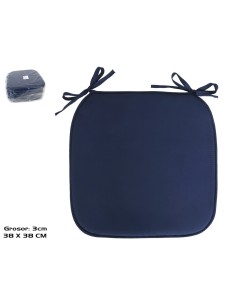 COJIN SILLA LUKA AZUL MARINO 39X39X3 CM