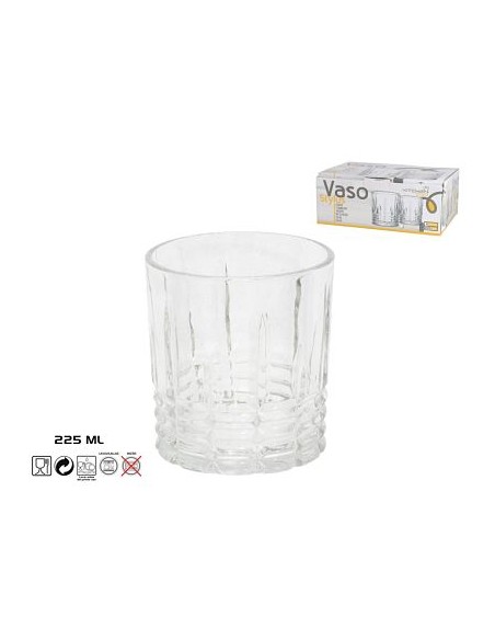 VASO 225ML 6UND STYLUS CRISTAL