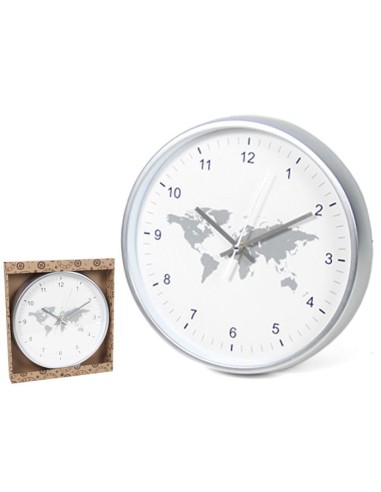 RELOJ 30.5CM MUNDI - PLASTICO