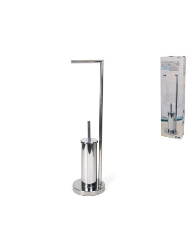 PORTARROLLO-ESCOBILLERO RIMS CROMADO