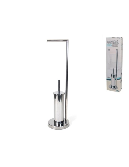 PORTARROLLO-ESCOBILLERO RIMS CROMADO