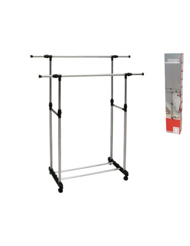 PERCHERO EXTENS. DOBLE 85-140 / 90-160CM