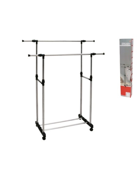 PERCHERO EXTENS. DOBLE 85-140 / 90-160CM