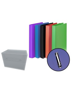 CARPETA 2 ANILLAS  25 mm.Ø A4 COL.SURT