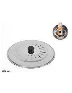 TAPA 20CM OLLA ADAM  ACERO INOX