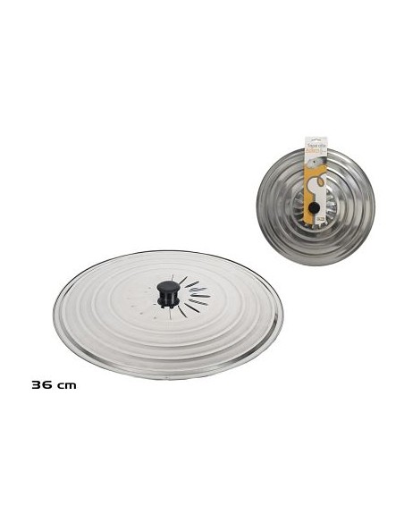 TAPA 36CM OLLA ADAM  ACERO INOX