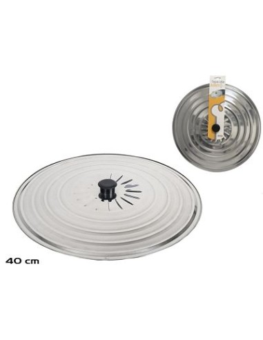 TAPA 40CM OLLA ADAM  ACERO INOX