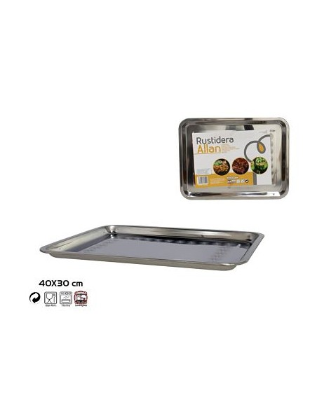 RUSTIDERA 40X30CM ALLAN ACERO INOX