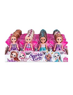 MUÑECA SPARKLE GIRLZ MINI PRINCESAS CUPCAKE, 11CM - EXPOSITO