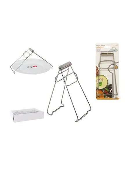 PINZA PLATOS 18X9CM CALIENTES  A/INOX